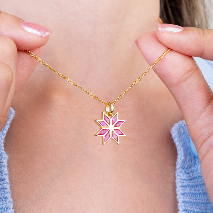 Tatreez Ruby Necklace