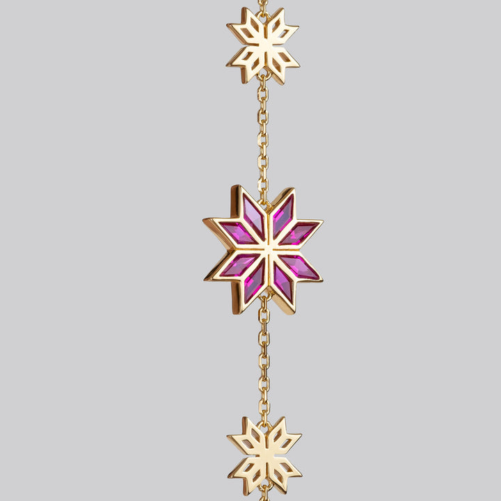 Tatreez Ruby Bracelet