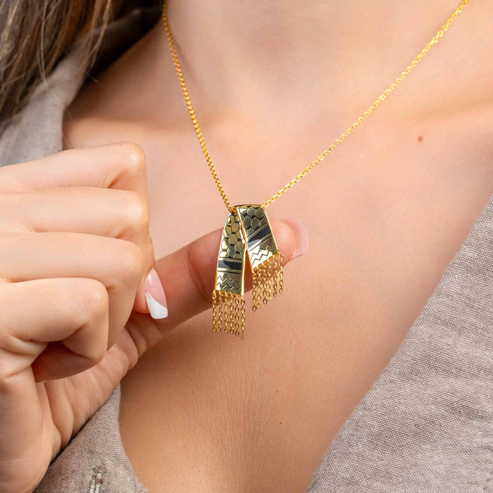 Palestinian Kuffiyeh Necklace