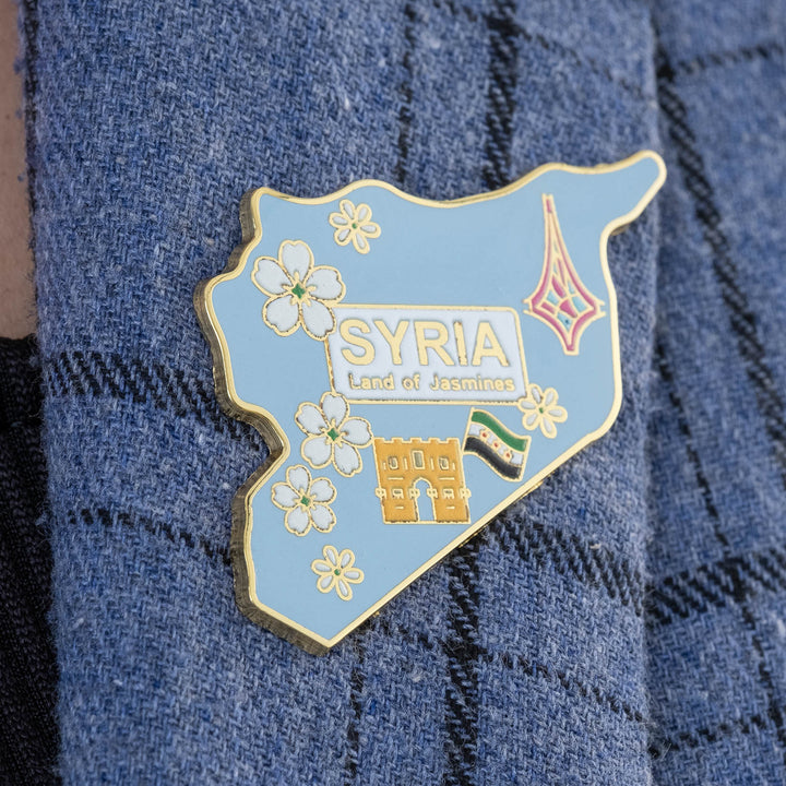 Syria Enamel Pin