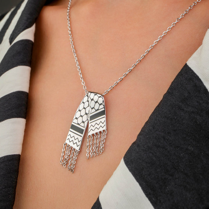 Palestinian Kuffiyeh Necklace