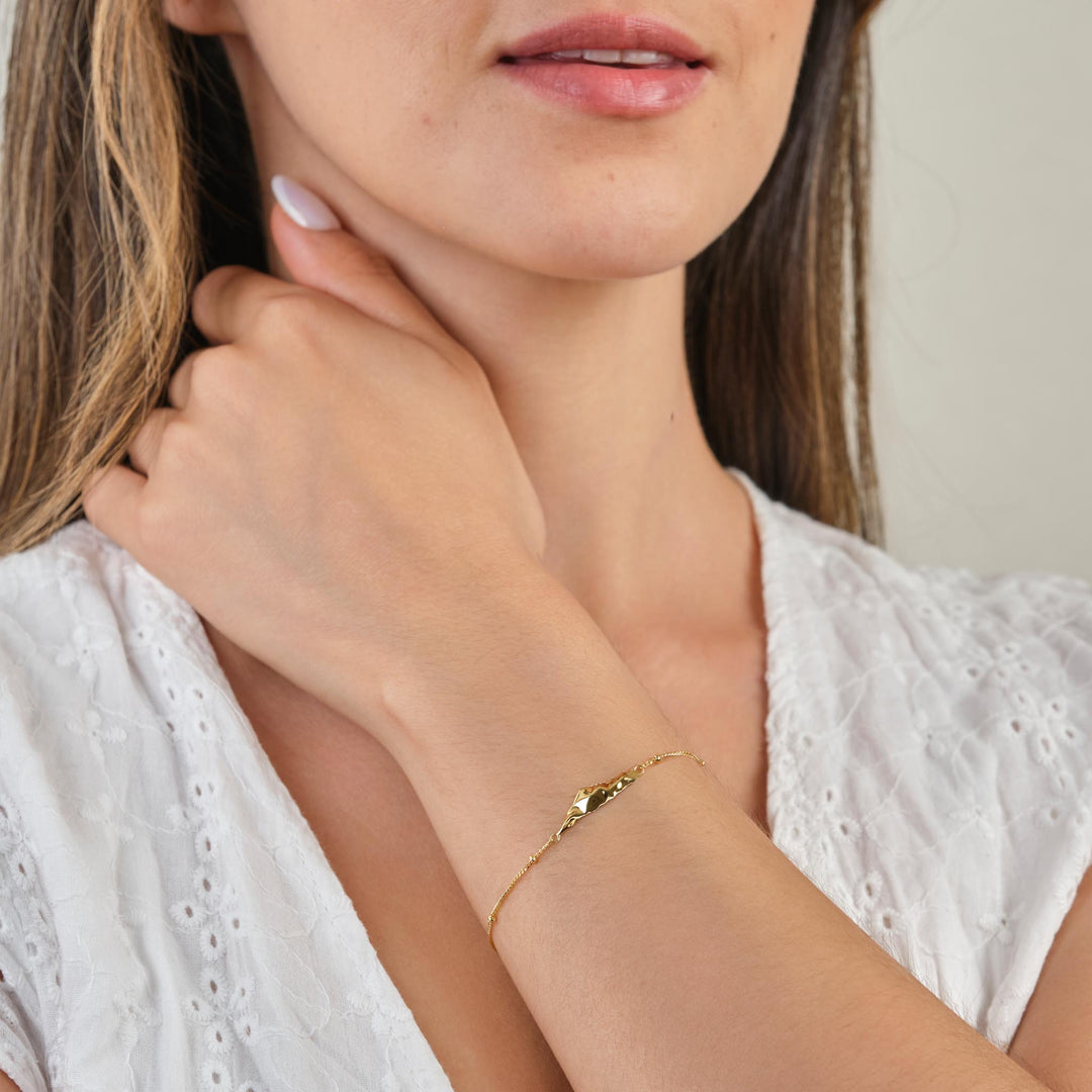 3D Palestine Map outline bracelet