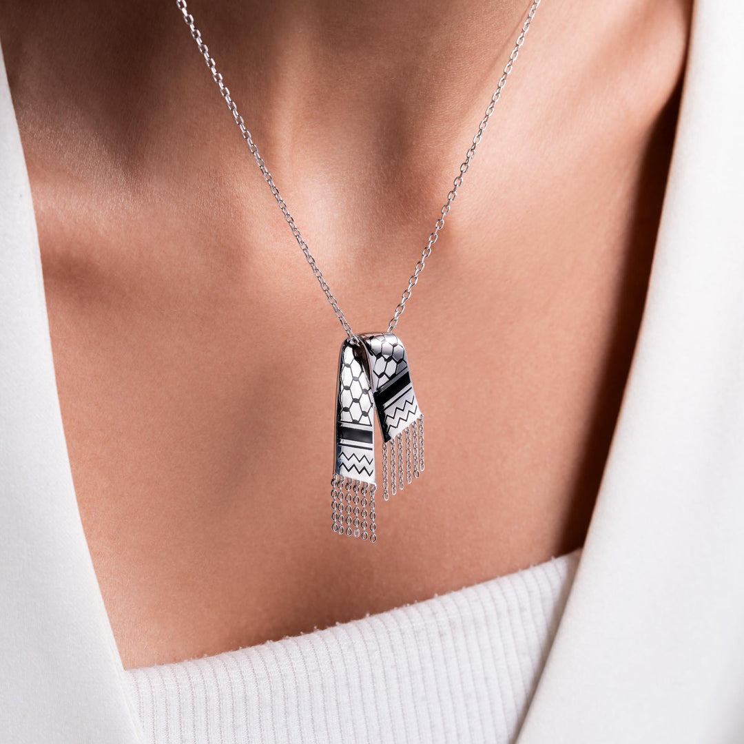 Palestinian Kuffiyeh Necklace