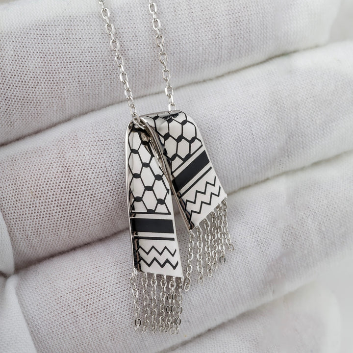 Palestinian Kuffiyeh Necklace