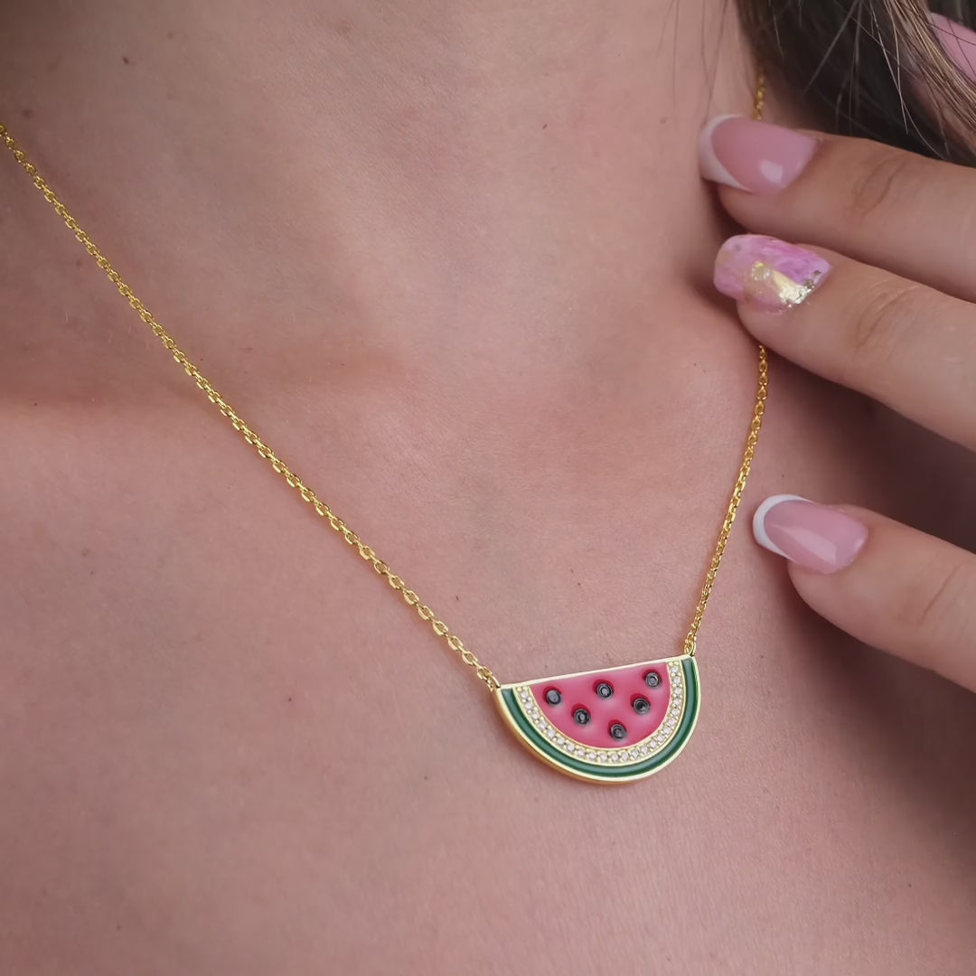 Watermelon Necklace