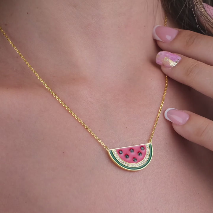 Watermelon Necklace