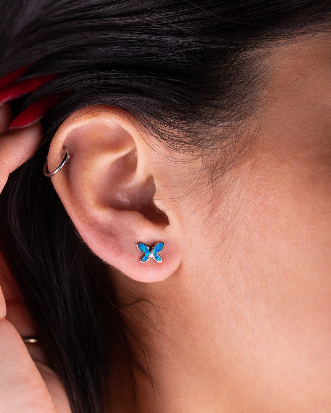 Royal Blue Butterfly SET