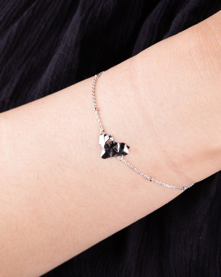 3D Iraq Map outline bracelet