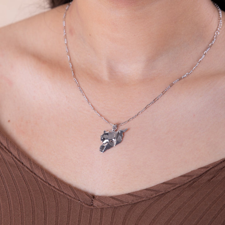 3D Syria Map outline necklace