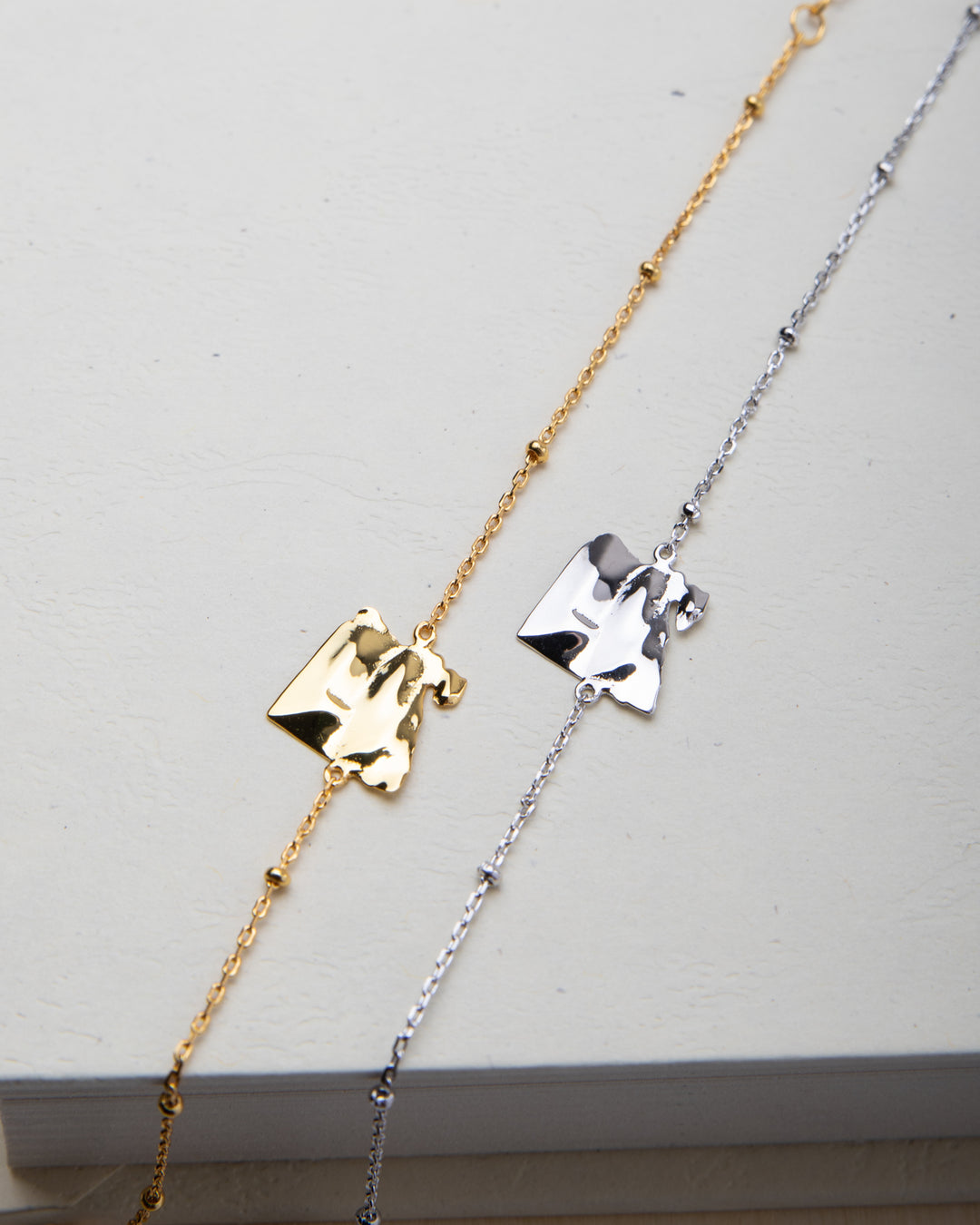 3D Egypt Map outline bracelet