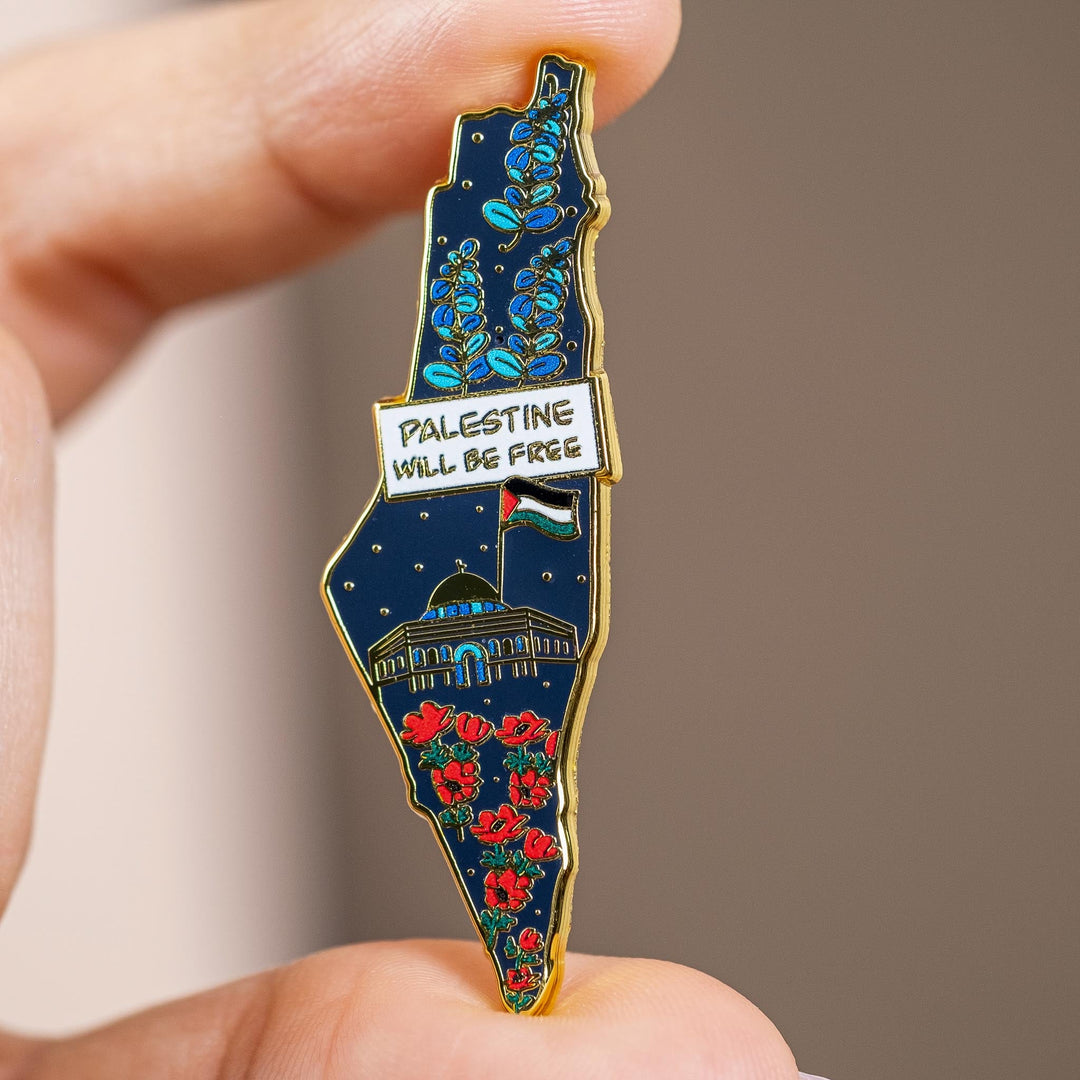 🎁 Palestine Enamel Pin (100% off)