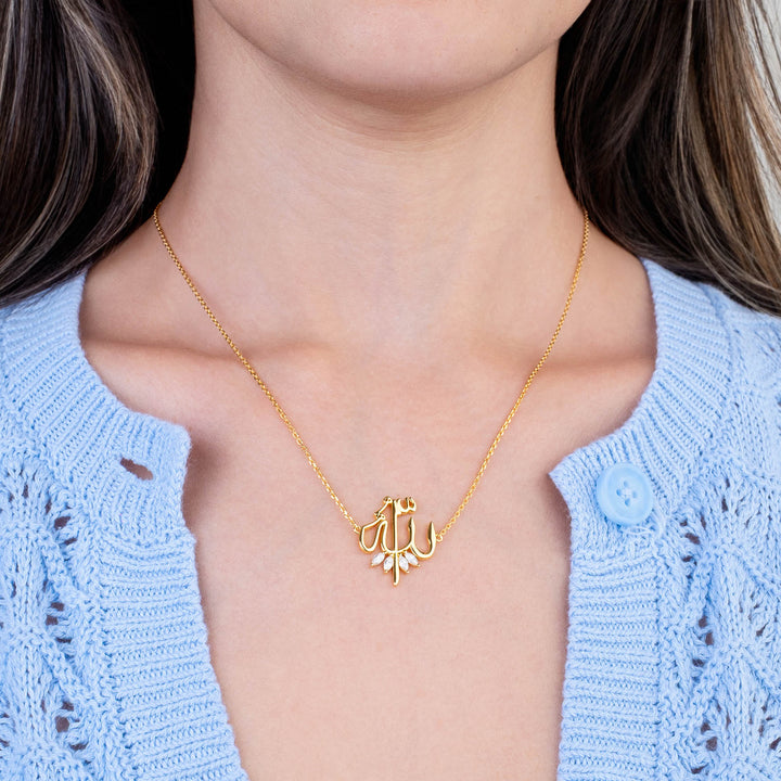 Allah Diamond Necklace