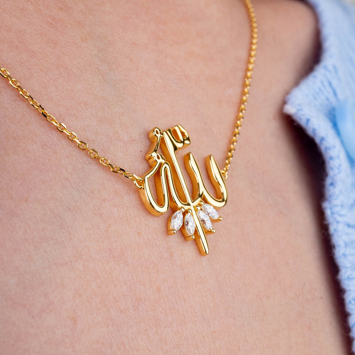 Allah Diamond Necklace