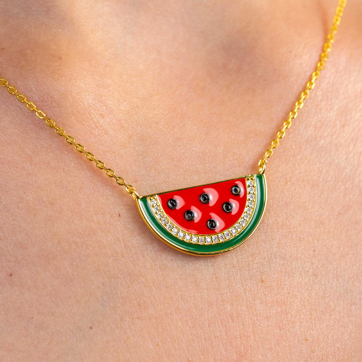 Watermelon Necklace
