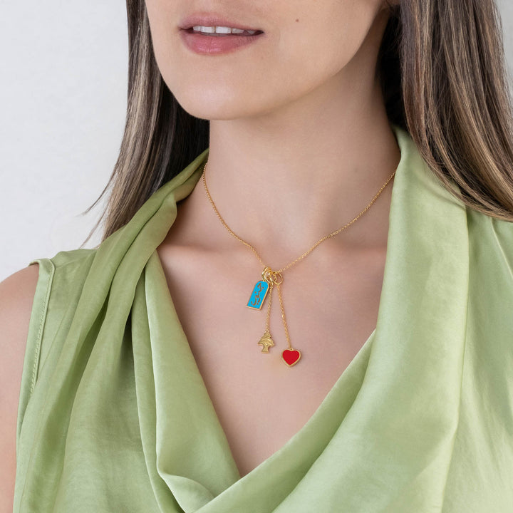 Lebanon Janoub Charms Necklace