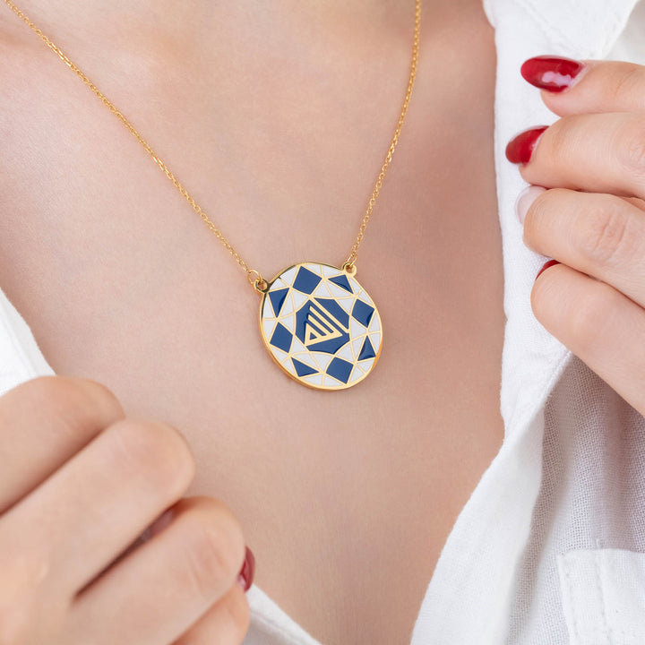 Allah Enamel Necklace