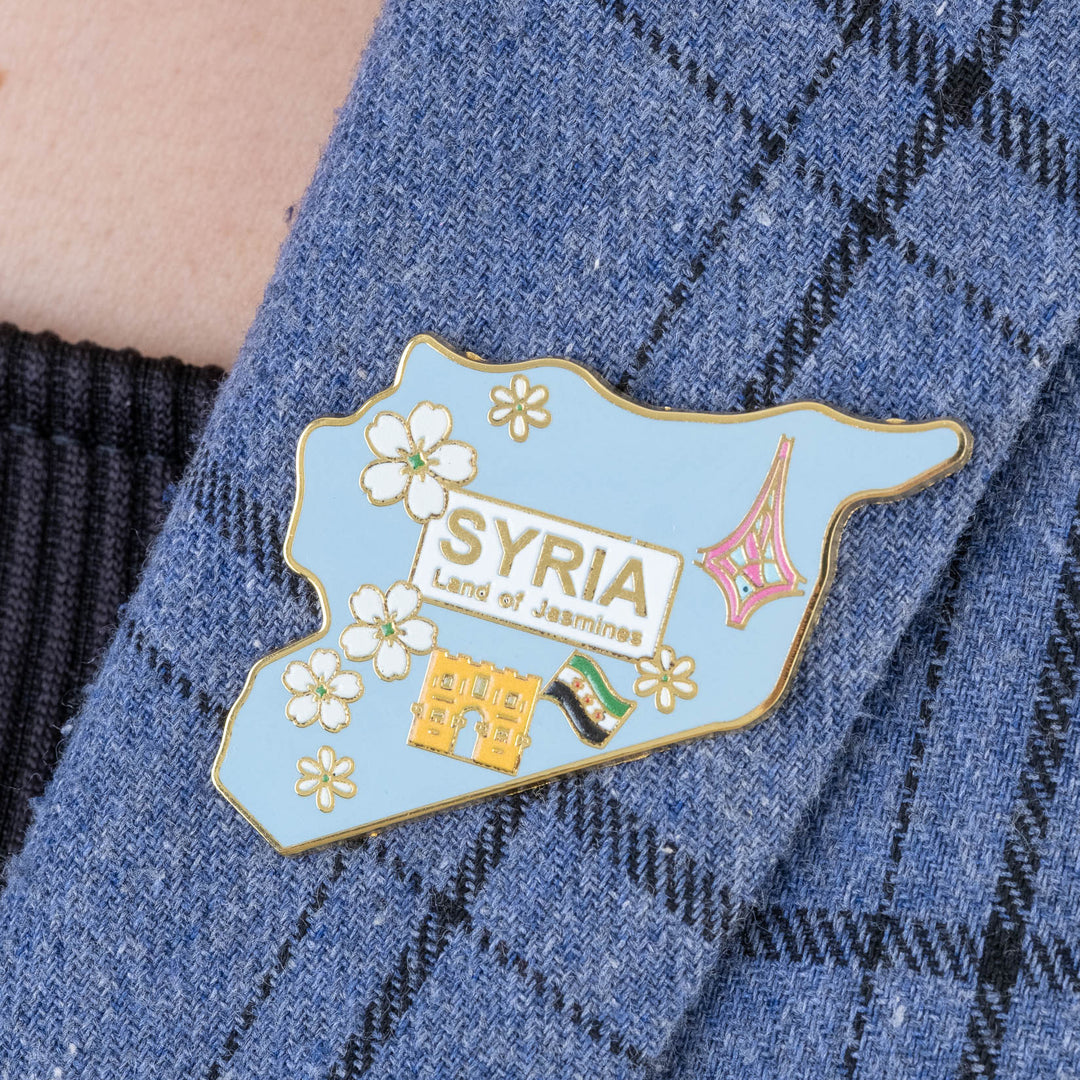 Syria Enamel Pin