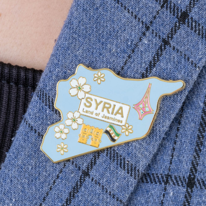 Syria Enamel Pin