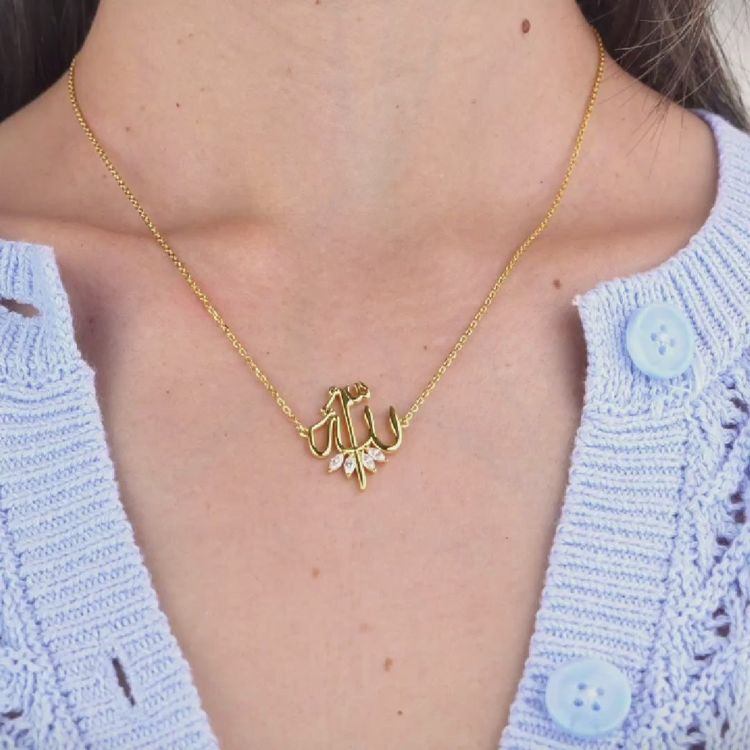 Allah Diamond Necklace