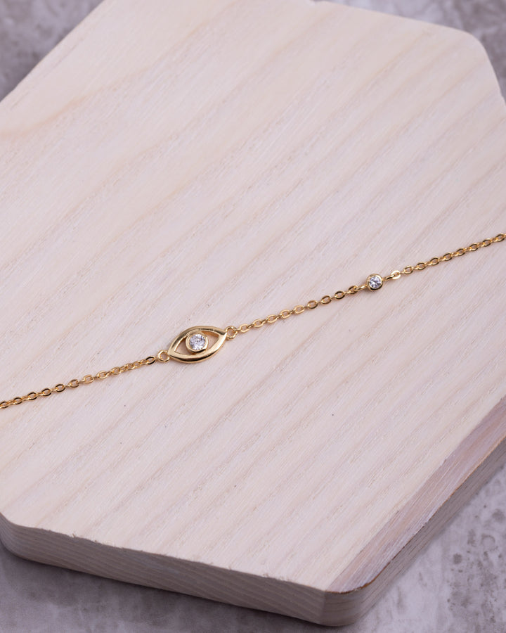 Gold Evil eye Set